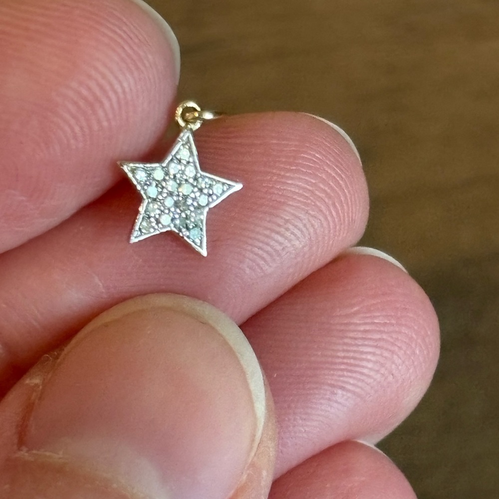 Tiny 14k Gold Star Charm